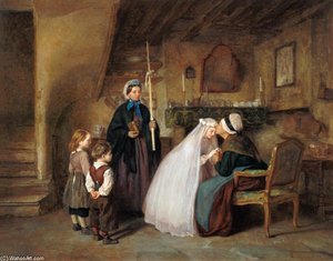 The First Communion — Pierre Edouard Frère