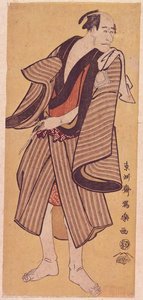 Kabuki Actor Ichikawa Ebizō I As Ranmyaku No Kichi — Toshusai Sharaku