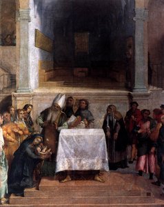 Presentation In The Temple — Lorenzo Lotto