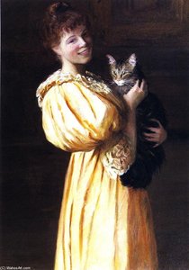 Edith With Lierre — Lilla Cabot Perry