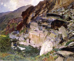 V Dolini Simplon — John Singer Sargent