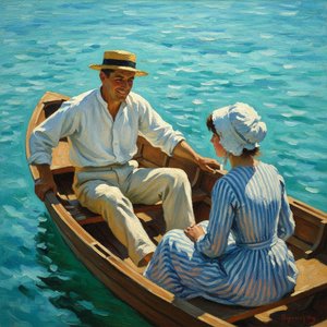 Luminous Solitude: An Afternoon On The Cerulean Tide — Marc Duvallier