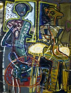 Two Women In A Café — Patrick Heron