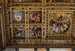 Ceiling Of The Sala Del Cinquecento (detail) — Giorgio Vasari