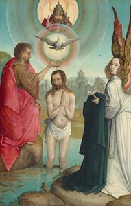 The Baptism Of Christ — Juan De Flandes