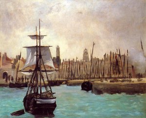 A Bordeaux Kikötő — Édouard Manet