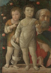 The Holy Family With Saint John — Andrea Mantegna