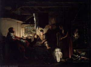 Jupiter And Mercury At Philemon And Baucis — Adam Elsheimer