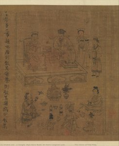 北宋 李公麟 孝經圖 卷|the Classic Of Filial Piety — Li Gonglin, Style Name Boshi, Art Name Longmian Jushi