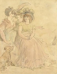 The Three Graces — Thomas Rowlandson