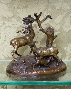 Untitled (gruplarından Bir Çift Küçük Tav Şansı) — Antoine-louis Barye