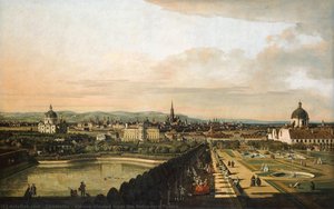 Viena Vista Desde El Palacio De Belvedere — Giovanni Antonio Canal
