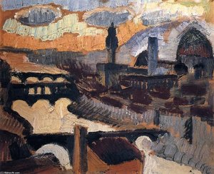 View Of Florence — Roger De La Fresnaye