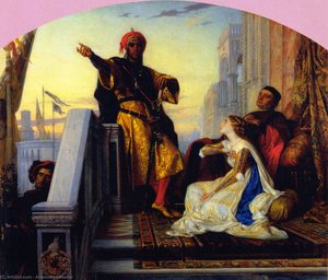 Othello Relating His Battles — Alexandre Cabanel