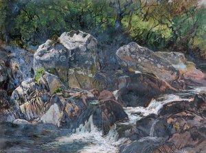 Rocks In The Colwyn — Frederick William Hayes
