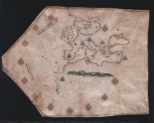 Portulan Chart Of The Mediterranean And The Atlantic Coasts Of Europe And Africa — Giovanni Vespucci