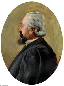 Portrait Of A Man With A Beard — John Saint Helier Lander
