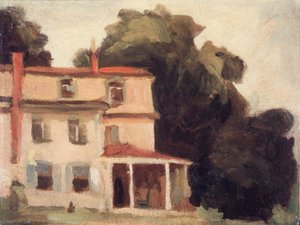 House And Tree (the Artist's House) — Thomas P Anshutz