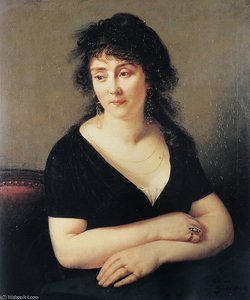 Portrait Of Madame Bruyere — Antoine-jean Gros