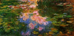 Water Lily Pond (8) — Claude Monet