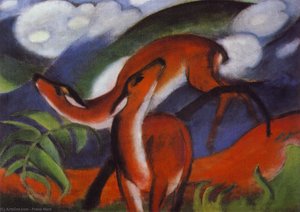 Rothirücken Ii — Franz Marc