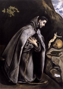 St Francis Meditating — El Greco