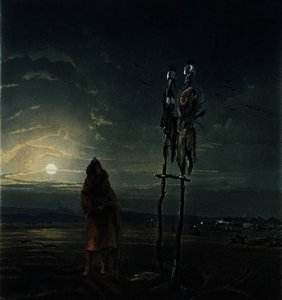 Idols Of The Mandan Indians, — Karl Bodmer