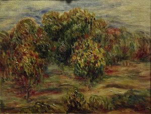 Cagnes Landscape — Pierre-auguste Renoir