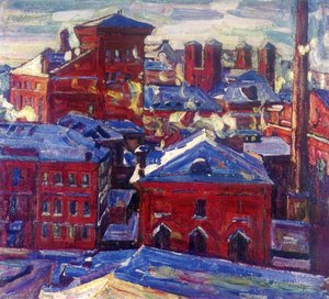 Moscow, View Toward The Factory — Abraham A Manievich