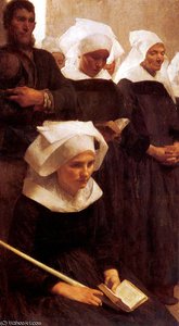 Bretons Praying — Pascal-adolphe-jean Dagnan-bouveret