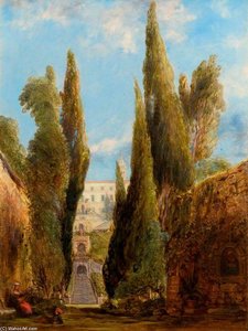 The Villa D'este, Tivoli — William Collins