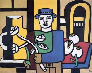 The Man In The Blue Hat — Fernand Léger