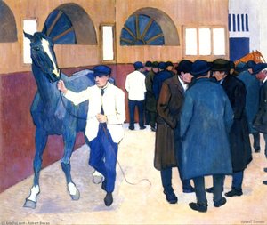 The Horse Mart (barbican No. 2) — Robert Polhill Bevan