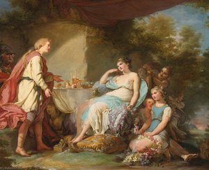 Telemachus On The Island Of The Goddess Calypso — Hugues Taraval