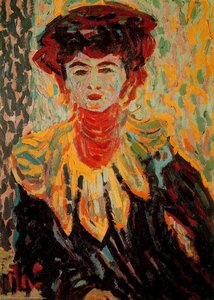 Doris Con Cuello Alto — Ernst Ludwig Kirchner