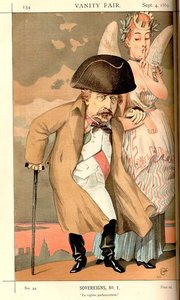 Sovereigns No.10 Caricature Of Napoleon Iii — Jacques Joseph Tissot