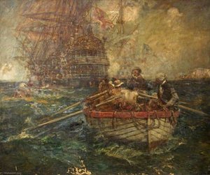 A Fight With Pirates On The High Seas — Bernard Finnigan Gribble