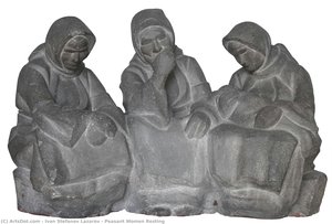 Peasant Women Resting — Ivan Stefanov Lazarov