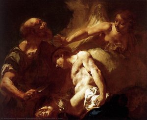 The Sacrifice Of Isaac — Giovanni Battista Piazzetta