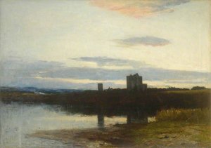 Spynie Castle And Loch, Moray — George Reid