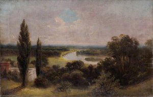 View Down Over Ham Fields From The Top Of Richmond Hill, Surrey — James Isaiah Lewis