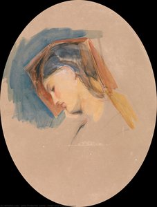 Head Of A Young Woman — John Frederick Lewis