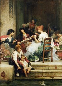 Venetian Life — Samuel Luke Fildes