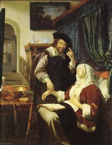 The Doctor's Visit — Frans Van Mieris