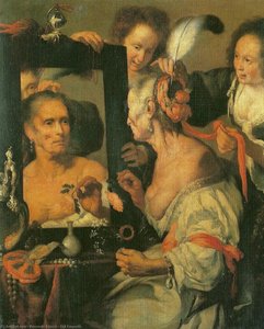 Old Coquette — Bernardo Strozzi