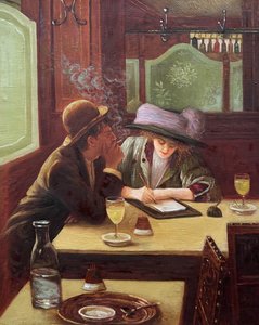 The Letter (la Lettre) - Jean Béraud — Jean Georges Béraud