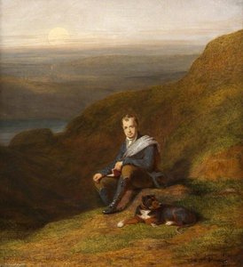 Sir Walter Scott With A Dog — James Giles