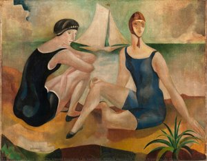 As Banhistas (pintura Decorativa – Café «a Brasileira» Do Chiado) — José Sobral De Almada Negreiros