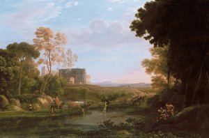 Pastoral With The Arch Of Constantine — Claude Lorrain (claude Gellée)