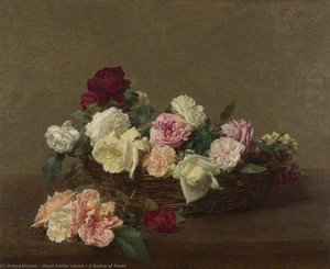 A Basket Of Roses — Henri Fantin-latour